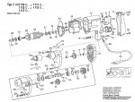 Bosch 0 601 112 003  Drill 220 V / Eu Spare Parts